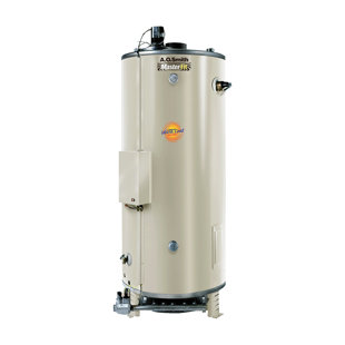 Go to store & view more images A.O. Smith Commercial Tank Type Water Heater Nat Gas 85 Gal Master-Fit 390,000 BTU Input