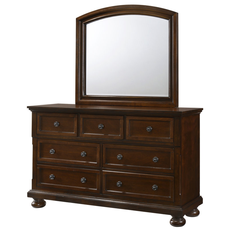 Glory Furniture 7 Drawer Dresser With Mirror Wayfair