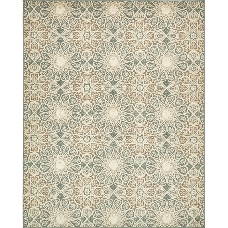 Trent Austin Design Kentville Abstract Multi Brown Cream Gray