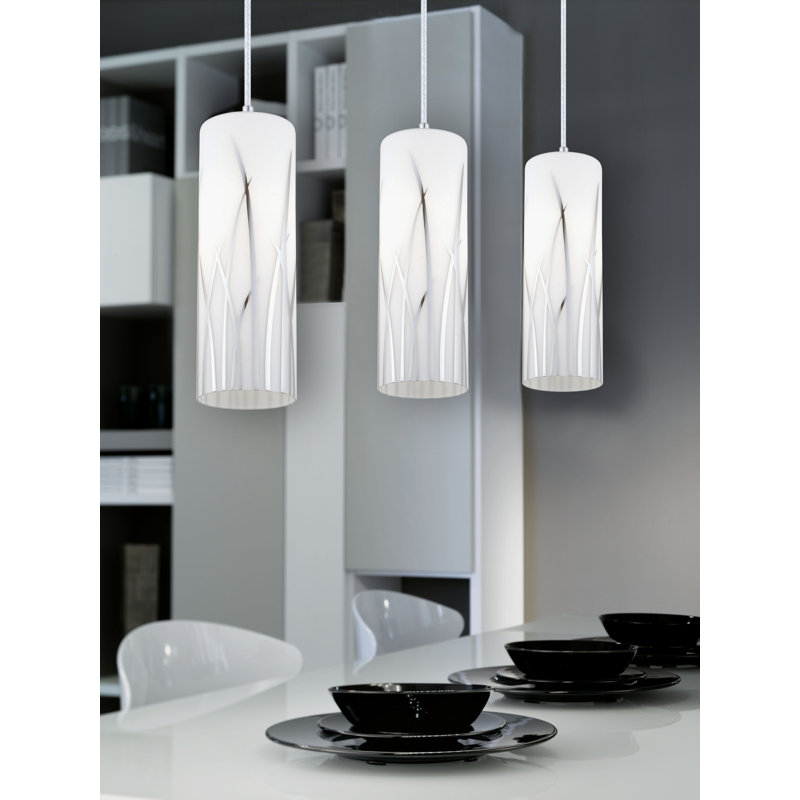 Bayou Breeze Lavanna 3 Light Kitchen Island Cylinder Pendant Reviews Wayfair