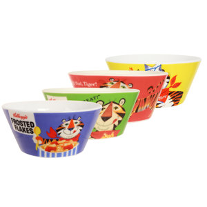 Kellogg's Tony the Tiger 4 Piece Bowl Set