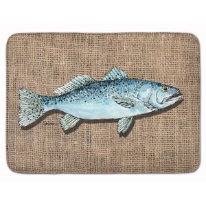 Speckled Trout Memory Foam Bath Rug