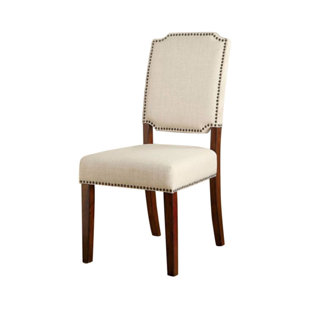 Go to store & view more images Alcott Hill Krouse Wooden Upholstered Dining Chair (Set of 2)