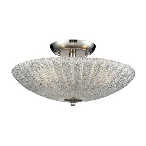 3-Light Semi Flush