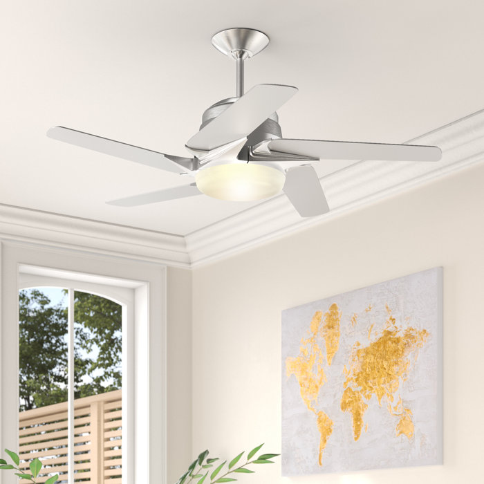Brayden Studio 54 Fairman 5 Blade Ceiling Fan With Remote Light