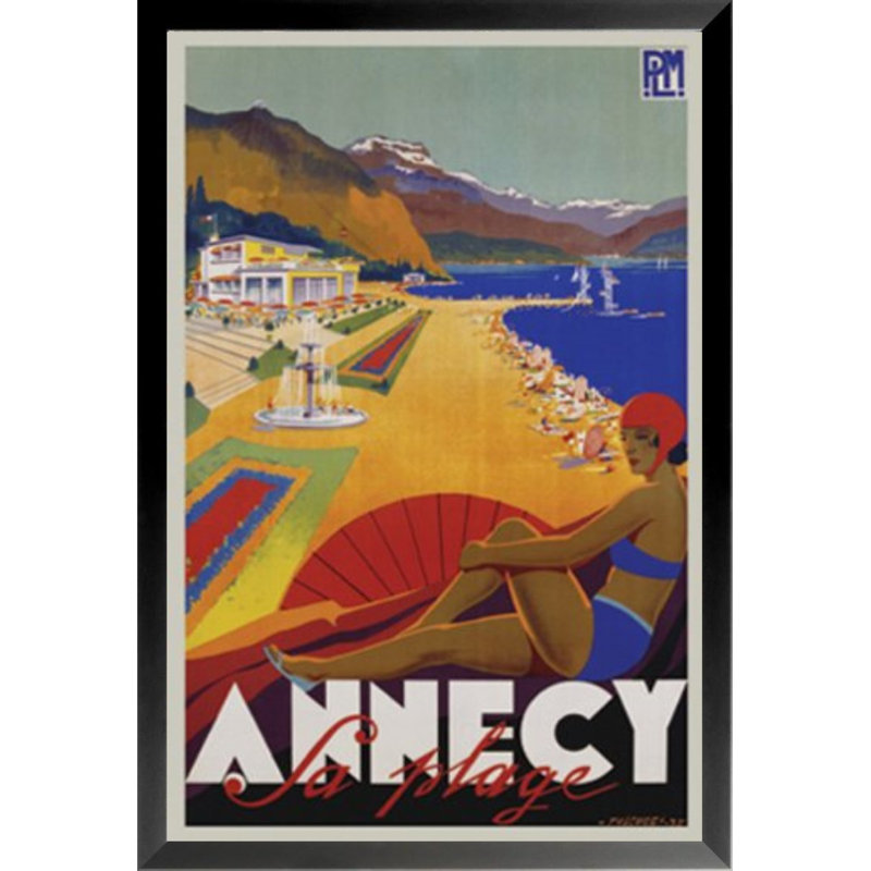 Get Wallpaper Buy Art For Less Annecy Beach La Plage By Robert Fallucci Desktop Wallpaper
