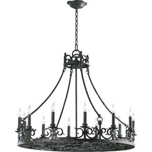 Lorenco 12-Light Candle-Style Chandelier