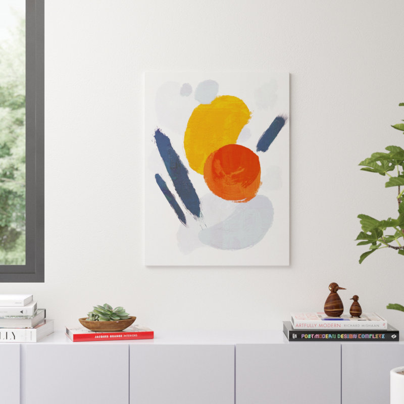 Blanc Order Graphic Art Print On Canvas Allmodern