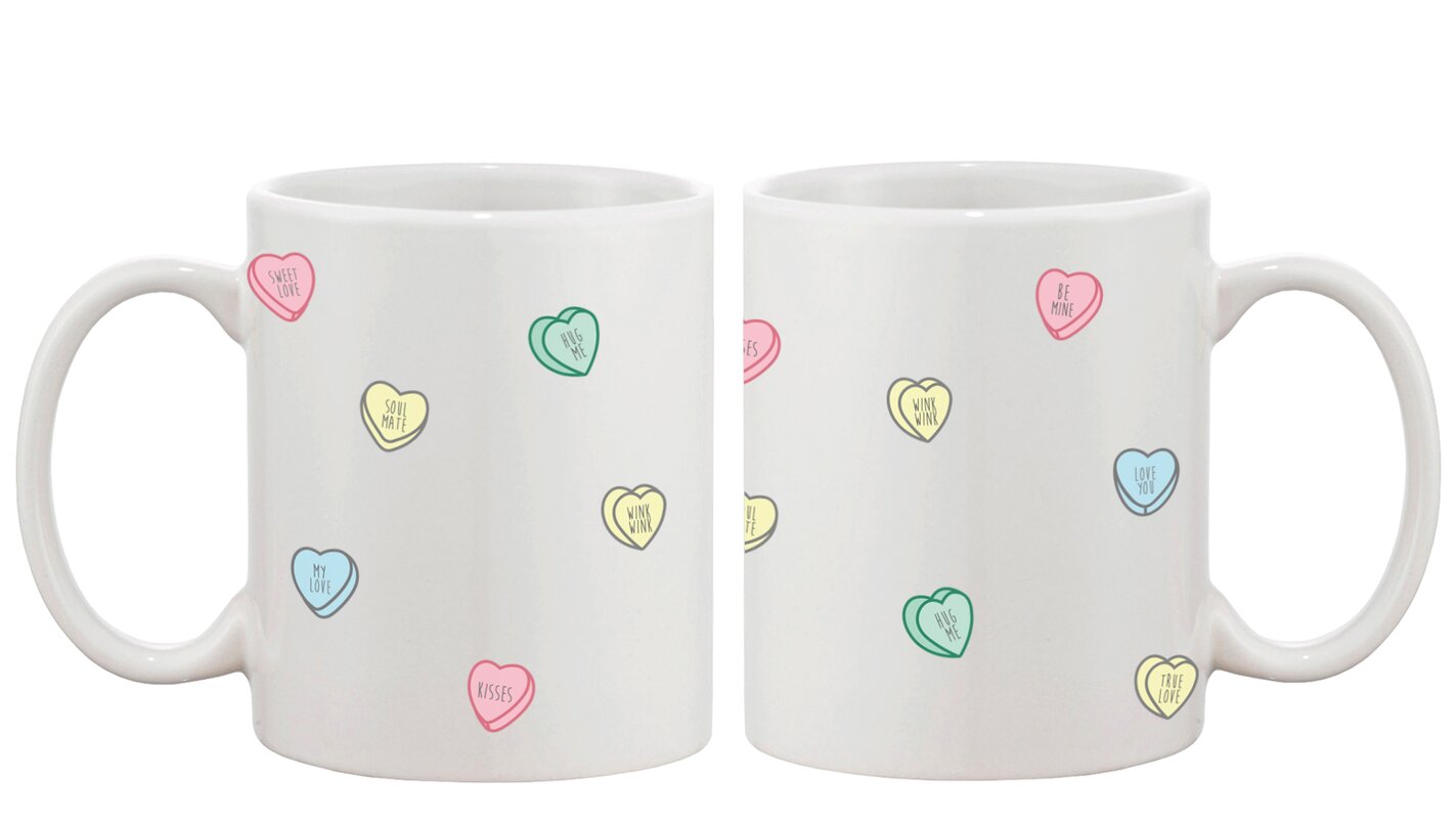 Valentine+Sweethearts+Ceramic+Coffee+Mug