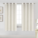Natural Linen Look Curtains Wayfair