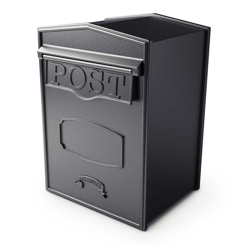 Qualarc Bloomsbury Rear Retrieval Locking Wall Mounted Mailbox