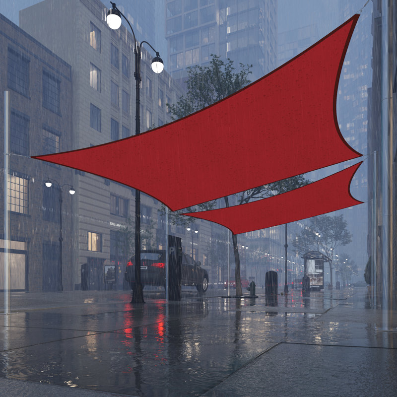Royal Shade Custom Rectangle Waterproof Sun Shade Sail Size: 14 ft. x 15 ft., Color: Gray