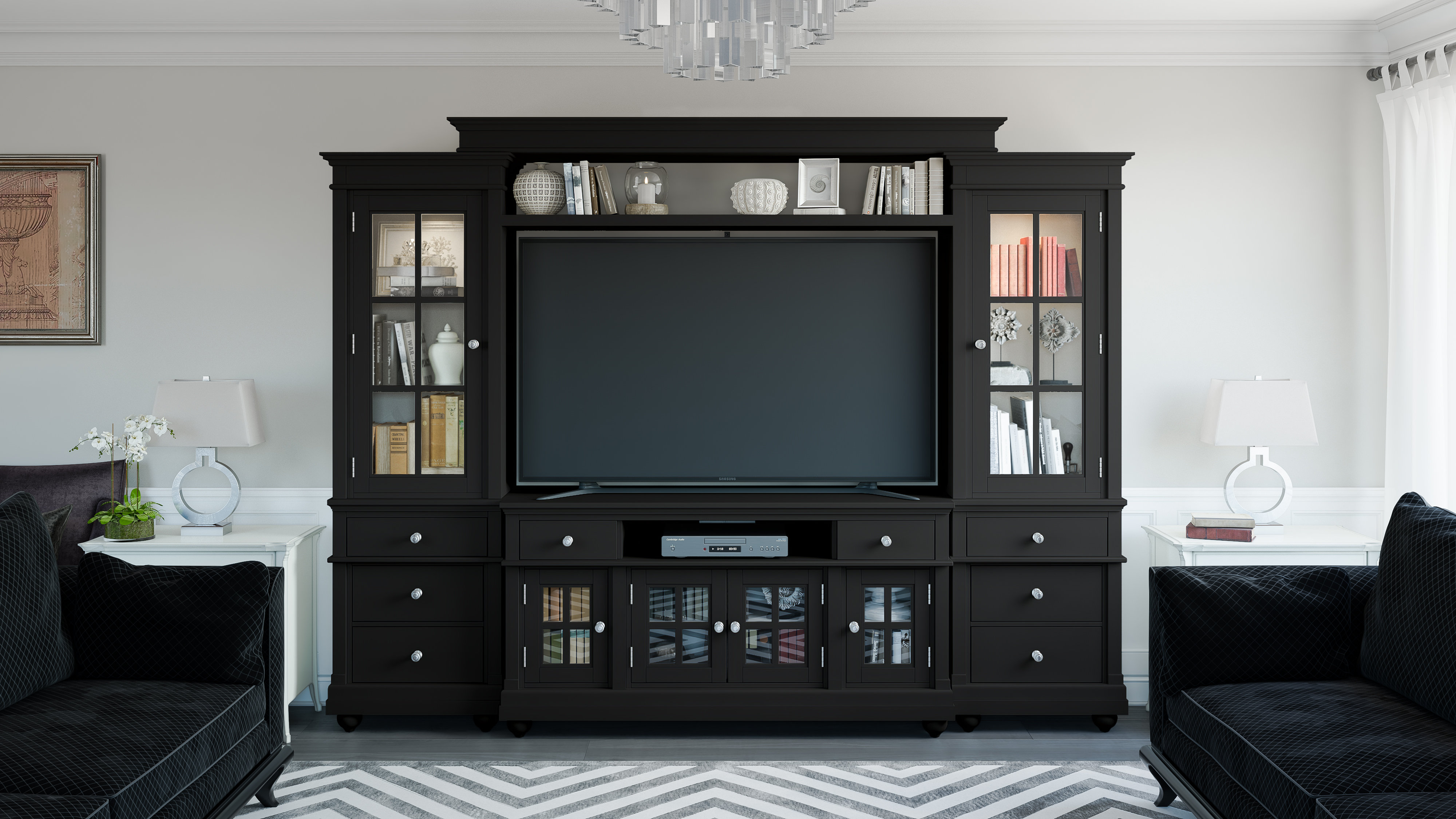 Canora Grey Schmitz Entertainment Center For Tvs Up To 60 Canora Grey Schmitz Entertainment