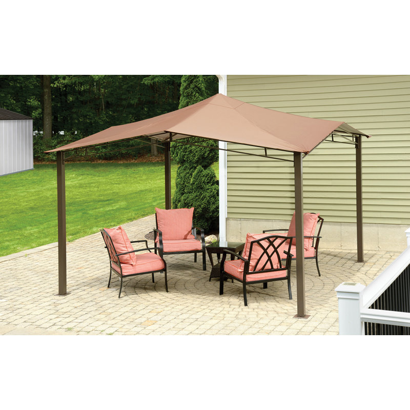 Shelterlogic Sequoia 12 Ft W X 12 Ft D Steel Patio Gazebo Reviews Wayfair