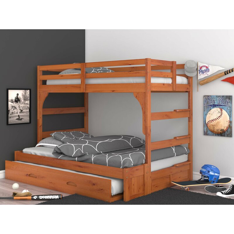 wayfair bunk beds with trundle