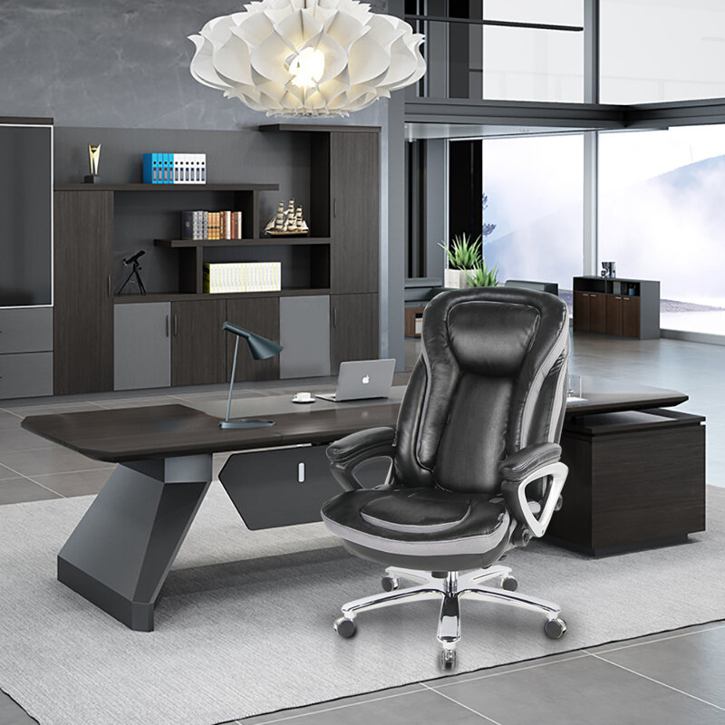 Latitude Run Aracele Ergonomic Executive Leather Office Chair Reviews Wayfair