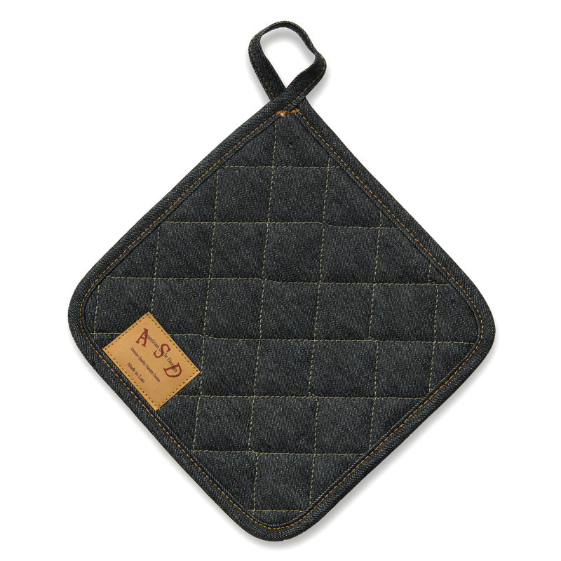 8" Vintage Draper Denim Potholder