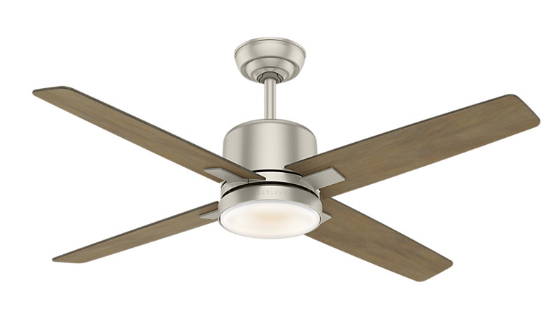 Casablanca Fan 52 Axial 4 Blade Led Standard Ceiling Fan With Wall Control And Light Kit Included Reviews Wayfair