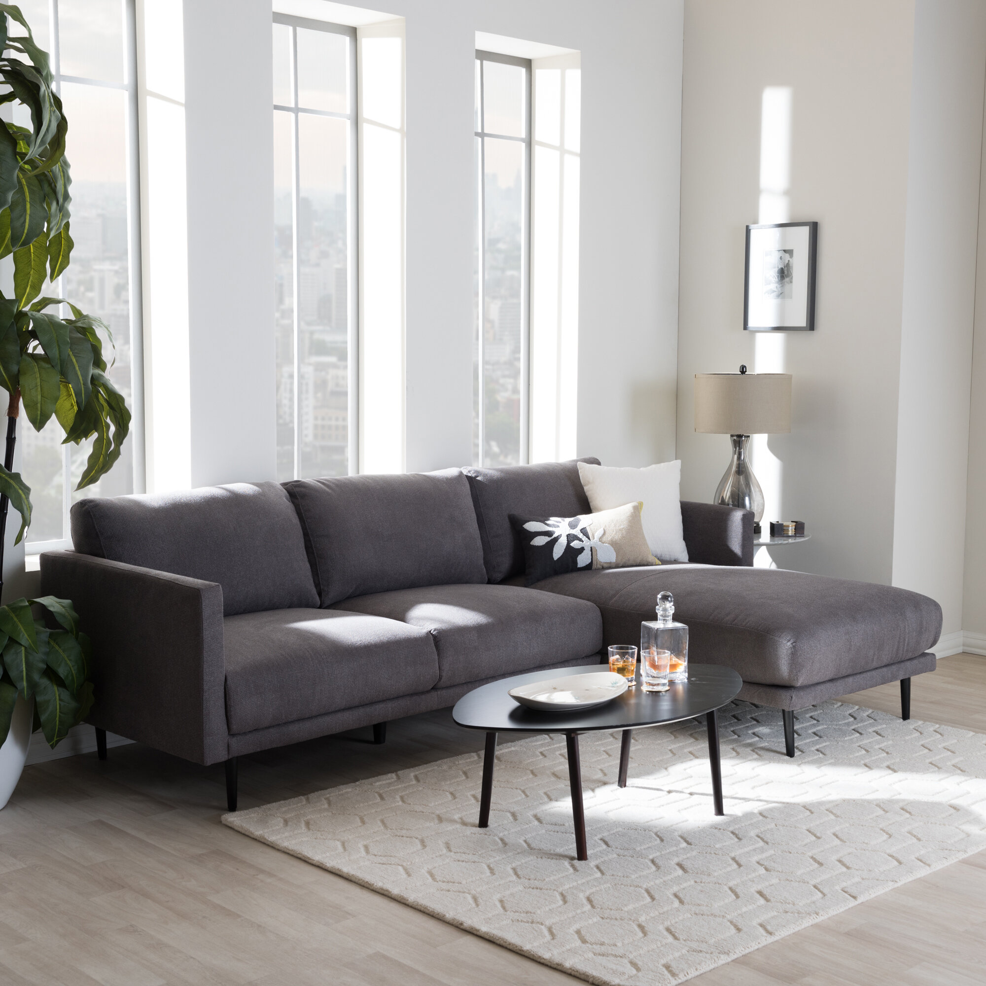 George Oliver Brydon Sectional Reviews Wayfair