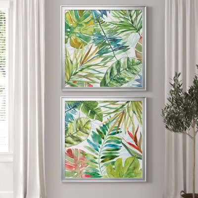 Tropical Sketchbook I - 2 Piece Painting Print Set