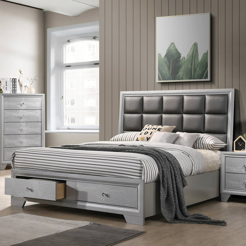 House Of Hampton Sciortino Upholstered Storage Platform Bed Wayfair