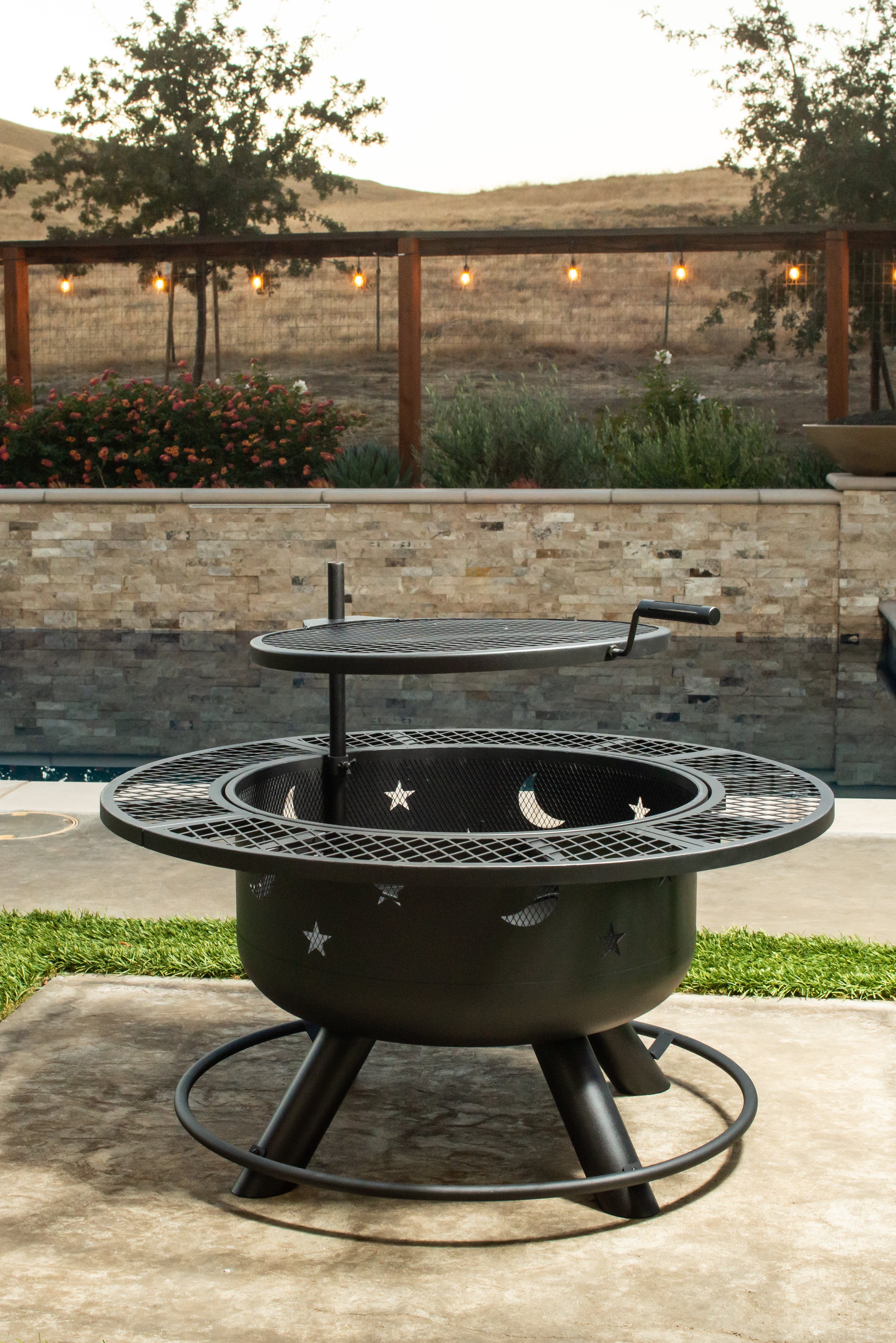 wood fire pits for sale on Red Barrel Studio Deveney Nightstar Steel Wood Burning Fire Pit Wayfair