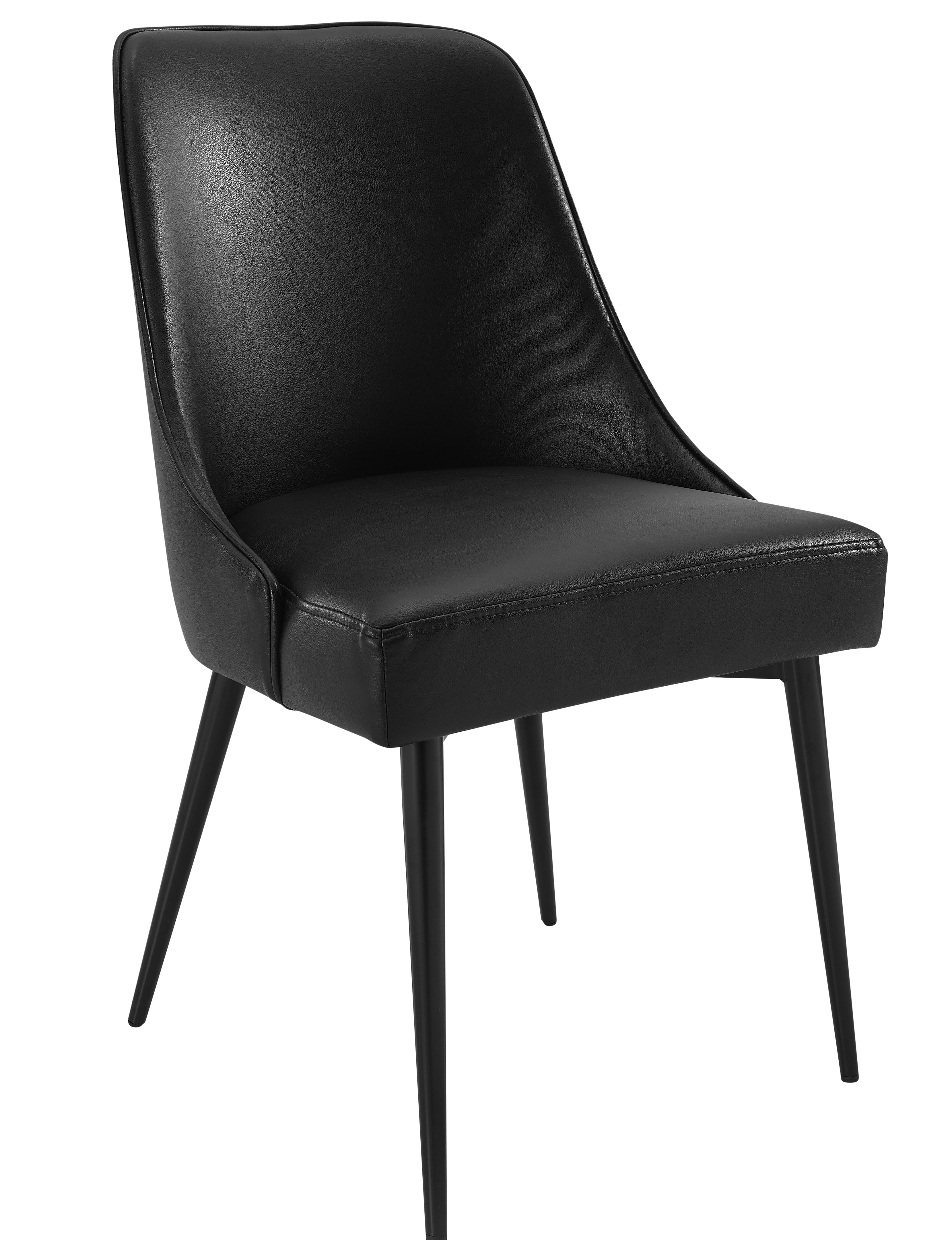Safavieh Sher Clay Espresso Bicast Leather Side Chair Set Of 2
