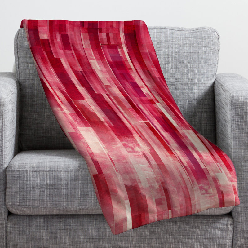 50 x 60 Deny Designs Sharon Turner Geo Chevron Fleece Throw Blanket