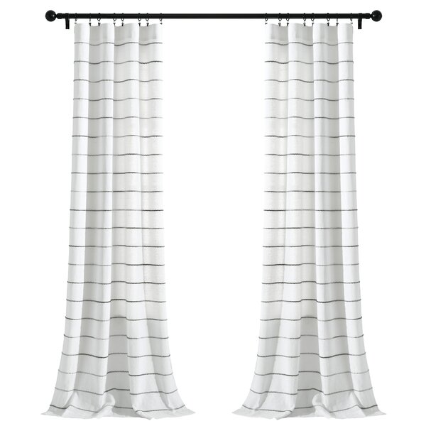 Navy 84 x 52 Rivet Modern Casual Curtain 