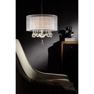 Moiselle 3-Light Drum Chandelier