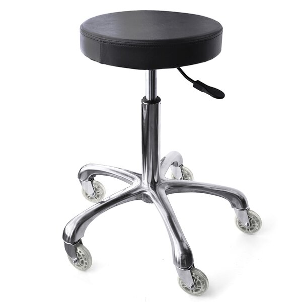 adjustable height stool on wheels