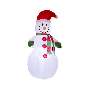 Small Lighted Snowman Decor Inflatable