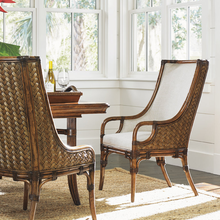 Tommy Bahama Home Bali Hai Upholstered Dining Arm Chair Wayfair