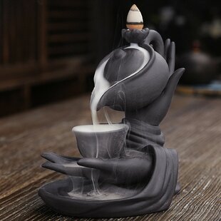 Chinese Ebony Display Stand Feng Shui Incense Burner Flowerpot Teapot Base Decor 