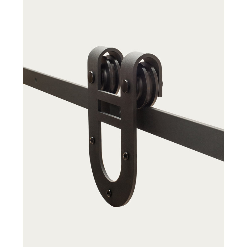 American Pro Decor Solid Steel Decorative Sliding Standard Single Barn Door Hardware Kit Wayfair