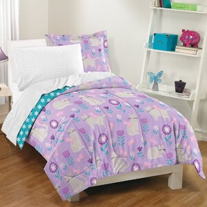 Lupe 5 Piece Reversible Bed In a Bag Set