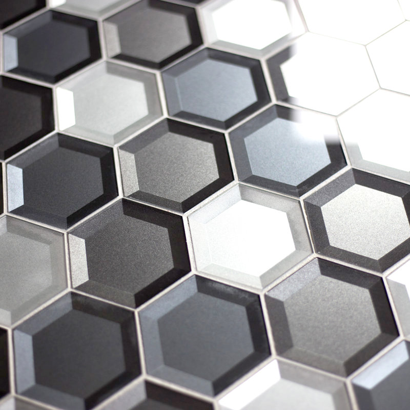 Abolos Forever 3 X 3 Glass Mosaic Tile Reviews Wayfair