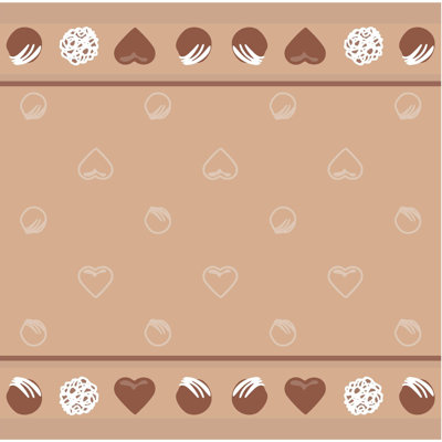 Chocolates Jacquard Tea Towel Mierco