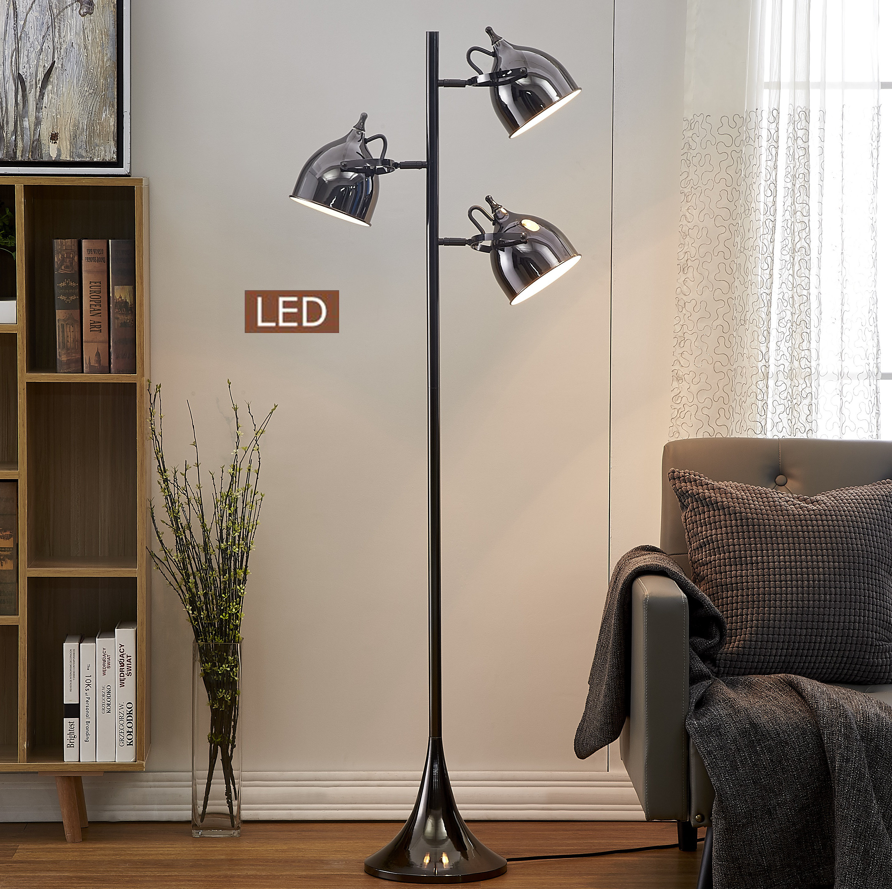 Wrought Studio Anneliese 64 Tree Floor Lamp Reviews Wayfair Tree Floor Lamp