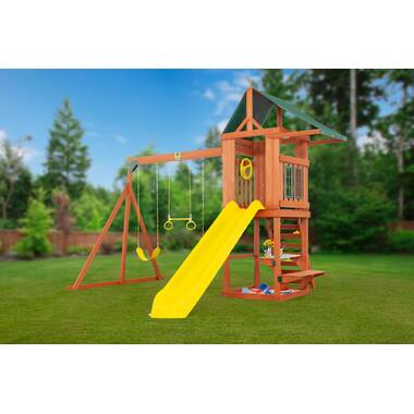 oak grove wooden swing set