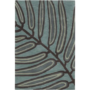 Steib Blue/Black Area Rug