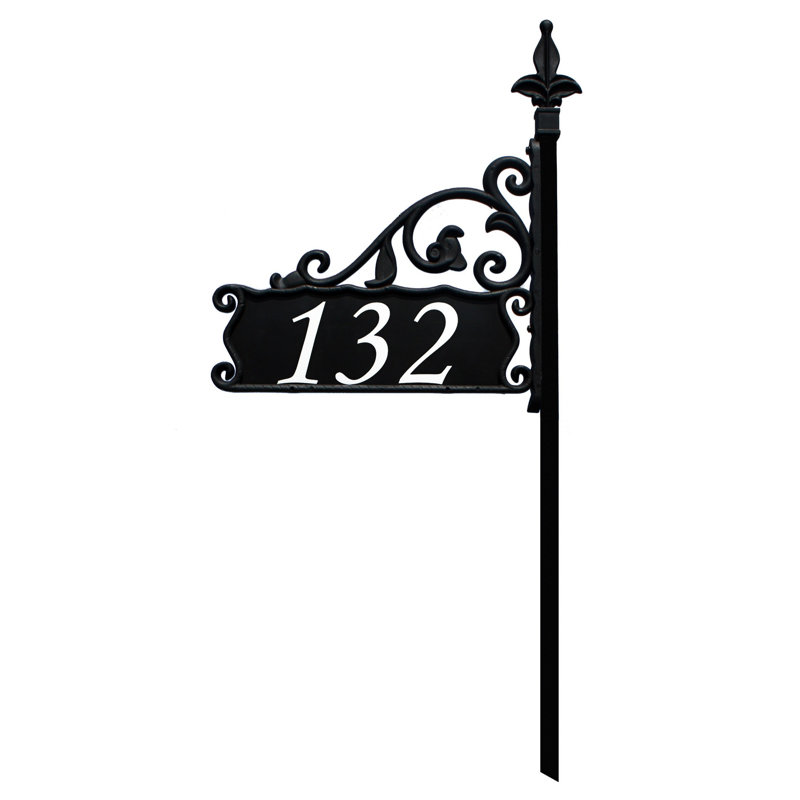 Boardwalk Home 1-Line Double-Sided Reflective Address Sign