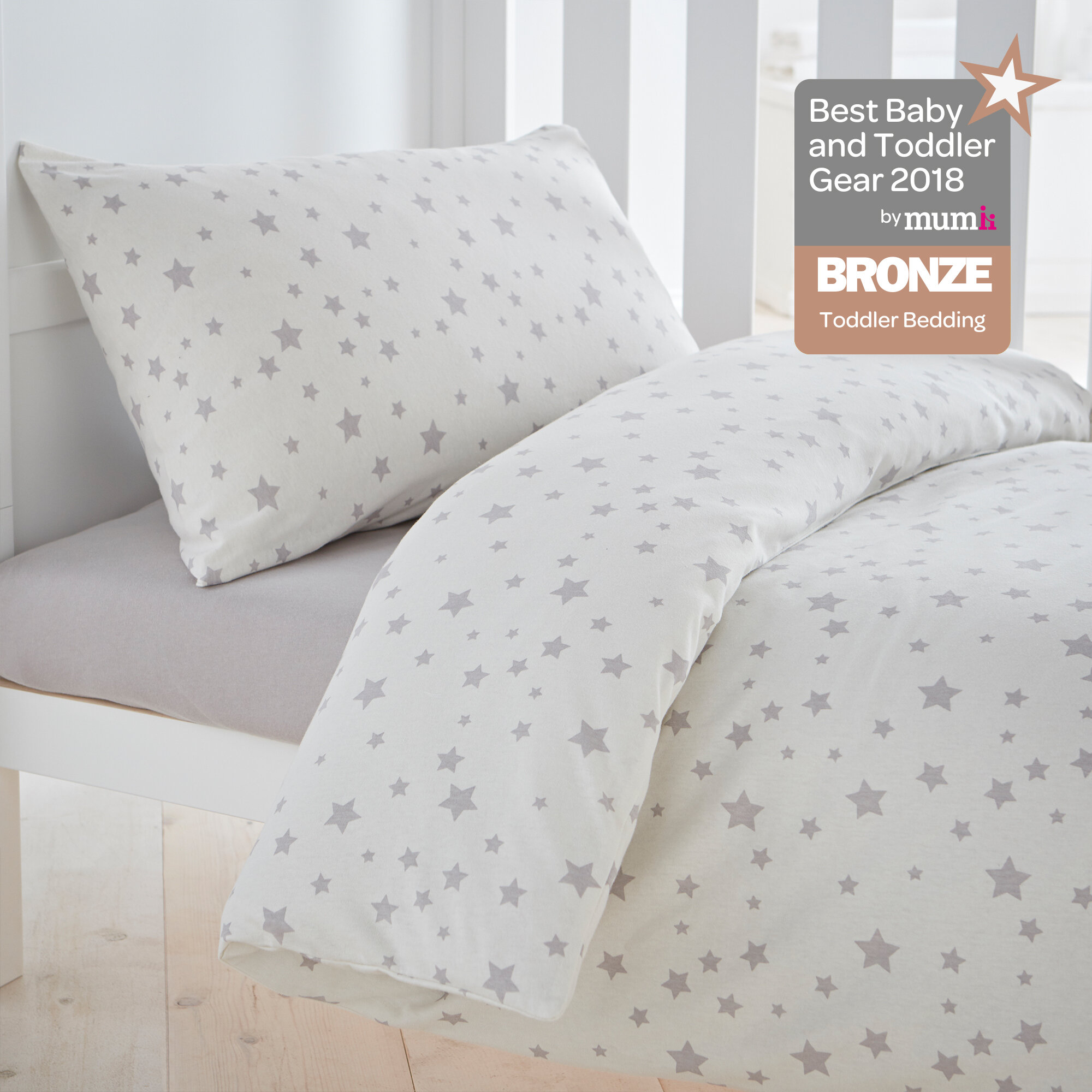 cotbed duvet cover and pillowcase set