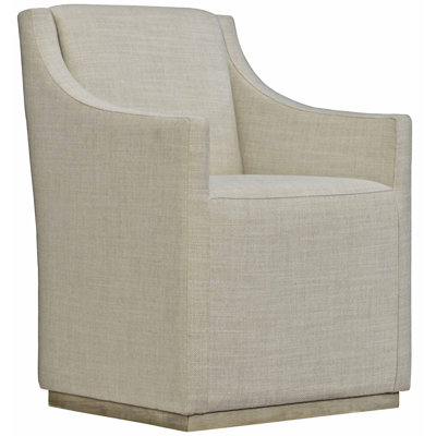 Casey Upholstered Wingback Arm Chair in Sand