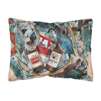 Winston Porter Seeman Crystal Hot Sauce With Seafood Indoor Outdoor Throw Pillow Wayfair