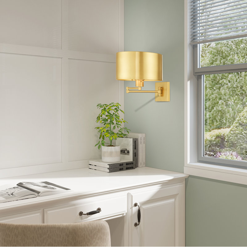 Orren Ellis Mylah 1 Light Dimmable Swing Arm Wayfair Ca