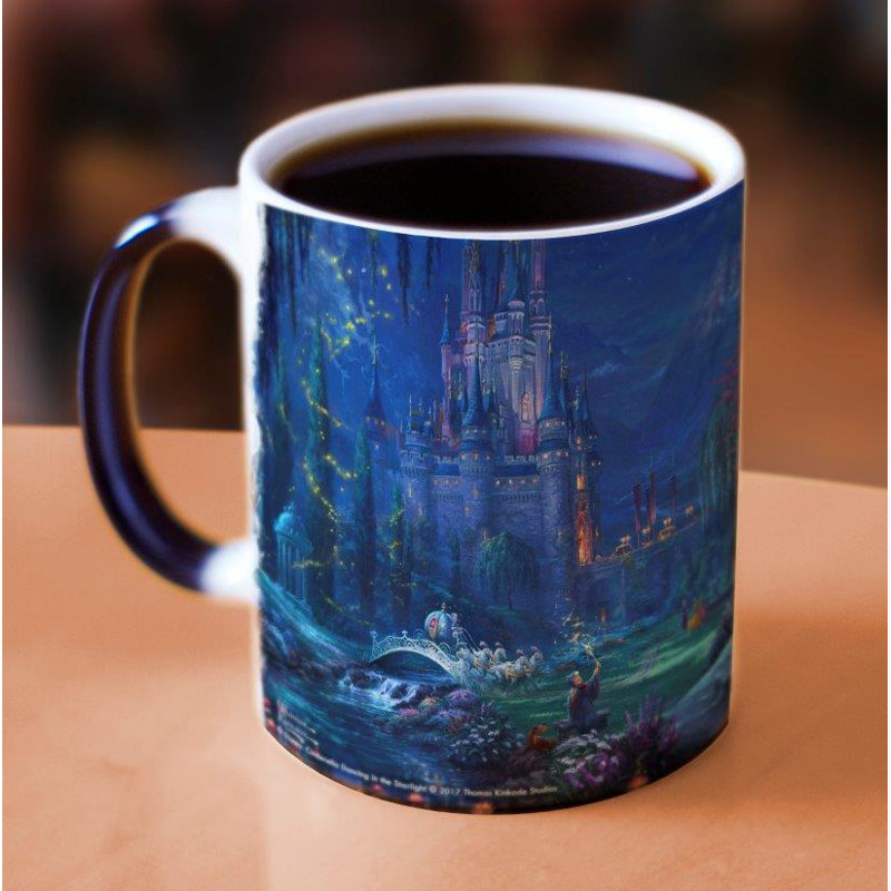 Morphing Mugs Thomas Kinkade Disney S Cinderella Dancing Heat Reveal Thomas Kinkade Disney S Cinderella Dancing Heat Reveal Coffee Mug
