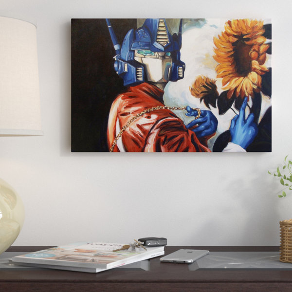 East Urban Home Optimus Prime With Sunflower By Hillary White