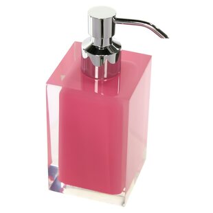 pink soap dispenser