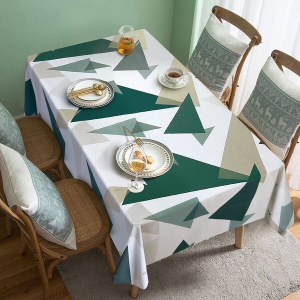 Round Home Picnic Waterproof Oil-proof PVC Tablecloth Party Table Cloth Cover 